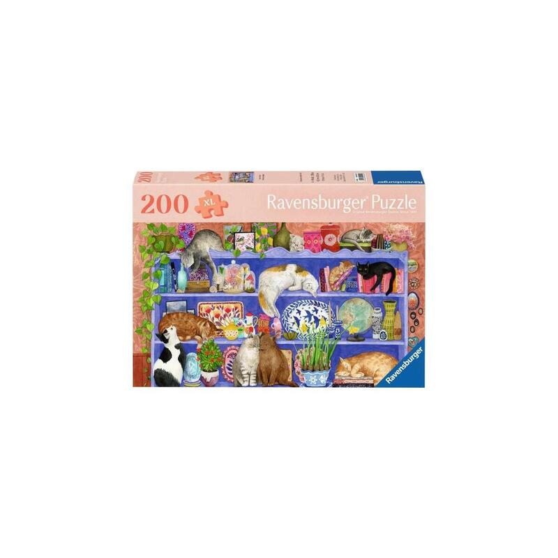 ravensburger-feel-well-puzzle-gatos-en-el-estante-200-piezas-12001367