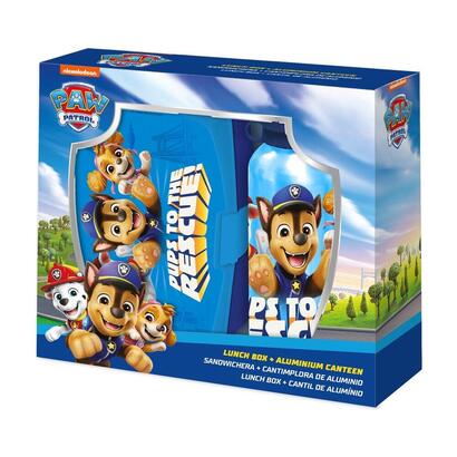 cantimplora-aluminio-sandwichera-patrulla-canina-paw-patrol-500ml