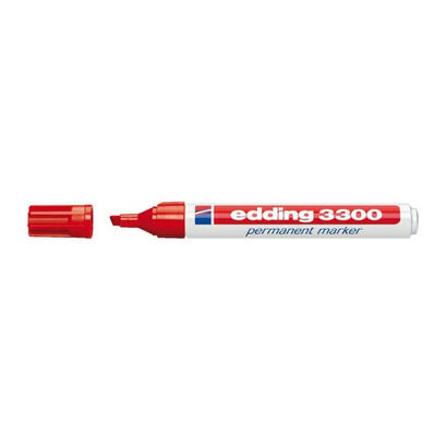 pack-de-10-unidades-edding-3300-rotulador-permanente-punta-biselada-trazo-entre-1-y-5-mm-tinta-casi-inodora-secado-rapido-color-