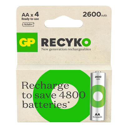 bateria-1x4-gp-recyko-nimh-aa-2600mah-alta-capacidad