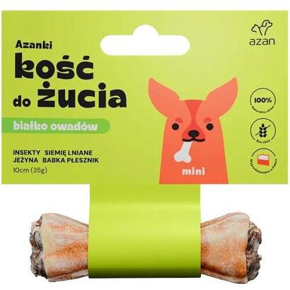 premio-para-perros-azanki-hueso-con-insectos-y-semillas-de-lino-mini-10-cm