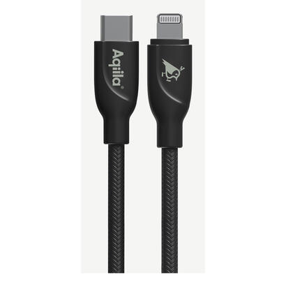 aqiila-cablebird-cb21-cable-usb-usb-20-1-m-lightning-usb-c-negro