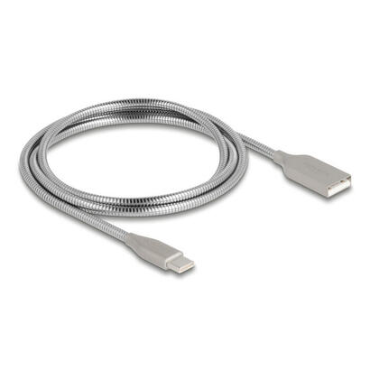 delock-usb-20-cable-mit-metallmantel-usb-typ-a-stecker-zu-usb-type-c-stecker-pd-30-60-w-1m-silber