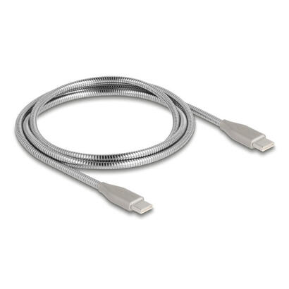 delock-usb-c-cable-usb-20mit-metallmantel-usb-type-c-stecker-zu-stecker-pd-30-60-w-1m-silber