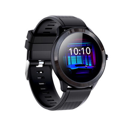 smartwatch-leotec-128-multisport-wave-negro-pantalla-redonda