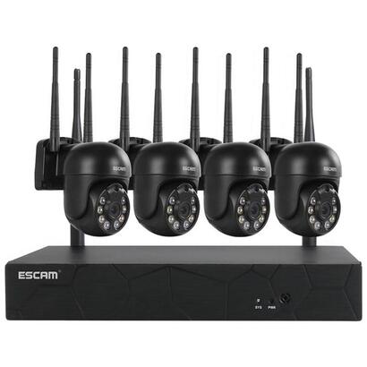 kit-videovigilancia-ip-escam-wnk614-wifi-3mp-4-camaras