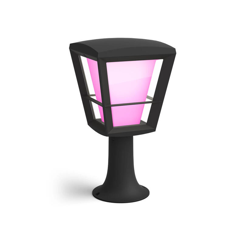 philips-hue-white-and-color-ambiance-lampara-de-pedestal-para-exteriores-econic philips-hue-white-and-color-ambiance-lampara-de-pedestal-para-exteriores-econic