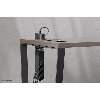 neomounts-ds22-840bl6-regleta-de-sobremesa-con-abrazadera-y-puertos-usb-c-y-usb-a-carga-rapida
