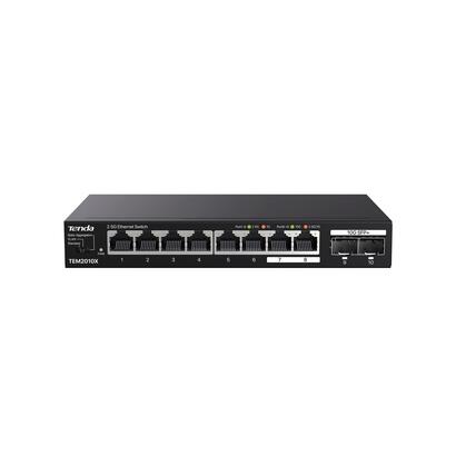 tenda-tem2010x-switch-25g-ethernet-10010002500-escritorio-negro