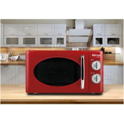 girmi-fm21-sobre-superficie-microondas-combinado-20-l-700-w-rojo