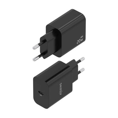 aisens-cargador-gan-20w-1xusb-c-pd30-negro