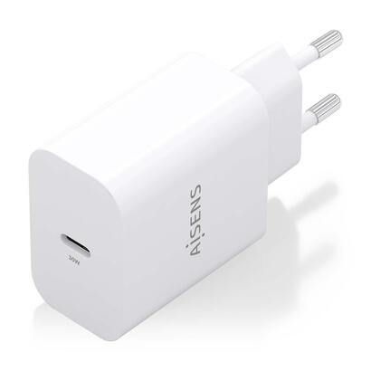 aisens-cargador-gan-30w-1xusb-c-pd30-blanco