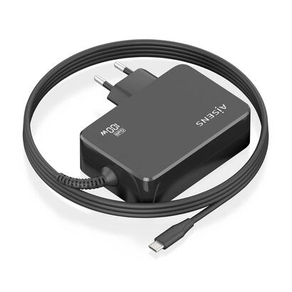 aisens-cargador-gan-100w-pd30-1xusb-c-18m-negro