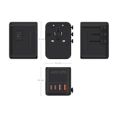 aisens-adaptador-enchufe-universal-para-viaje-euusaukau-con-cargador-usb-gan-2xusb-a-qc30-2xusb-c-pd30-25w-negro