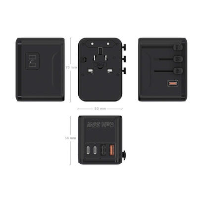 aisens-adaptador-enchufe-universal-para-viaje-euusaukau-con-cargador-usb-gan-2xusb-a-a1-qc30-3xusb-c-c1-pd30-35w-negro