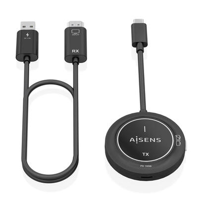 aisens-usb-c-a-hdmi-inalambrico-1080p-30m-usb-c-pd-100w-negro