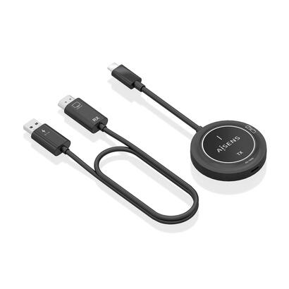 cargador-usb-c-a-hdmi-inalambrico-aisens-1080p-30m-usb-c-pd-100w-negro