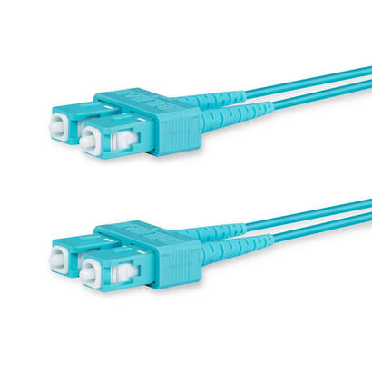lanview-lvo231473-cable-de-fibra-optica-e-infiniband-1-m-2x-sc-color-aguamarina