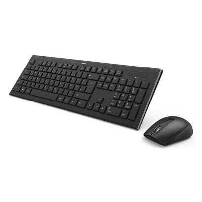 teclado-espanol-raton-hama-cortino-inalambrico-negro