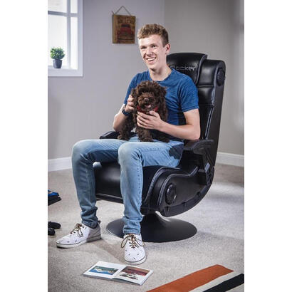 silla-gaming-x-rocker-pro-41-asiento-acolchado-tapizado-negro