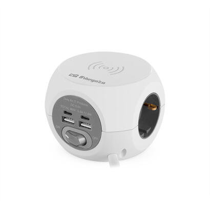 regleta-orbegozo-en-4500-con-carga-inalambrica-3-tomas-de-corriente-2-usb-2-usb-tipo-c-cable-15m-blanca-y-gris