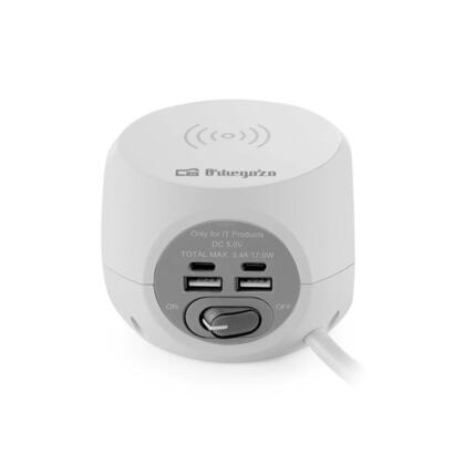 regleta-orbegozo-en-4500-con-carga-inalambrica-3-tomas-de-corriente-2-usb-2-usb-tipo-c-cable-15m-blanca-y-gris
