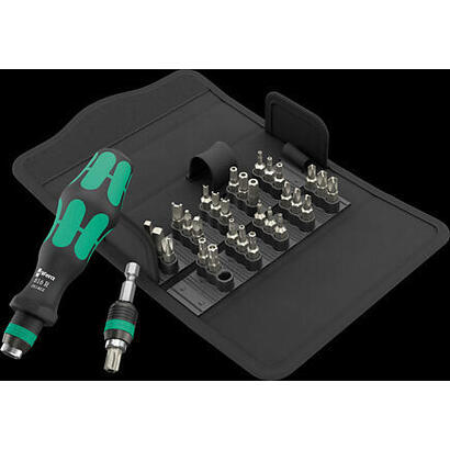 llave-de-tubo-wera-kraftform-kompakt-71-security-32-piezas-negroverde-14-incluye-mango-enchufable-5057114001