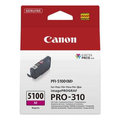 tinta-canon-pfi-5100-magenta-m-ink-tank-14ml