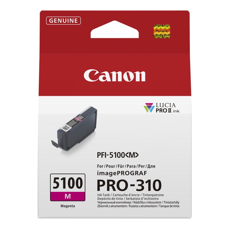 tinta-canon-pfi-5100-magenta-m-ink-tank-14ml