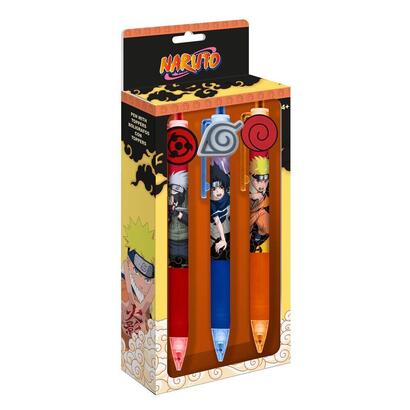 pack-de-6-unidades-blister-3-boligrafos-naruto-shippuden