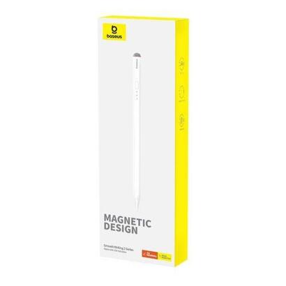 baseus-tablet-tool-pen-smooth-writing-2-with-led-indicator-active-replaceable-tip-for-ipad-with-type-c-to-lightning-cable-white-