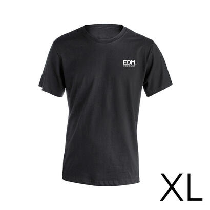 merchandising-camiseta-negra-talla-xl-manga-corta-bordado-edm