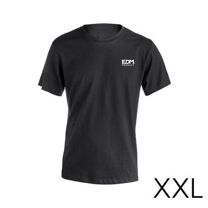 merchandising-camiseta-negra-talla-xxl-manga-corta-bordado-edm