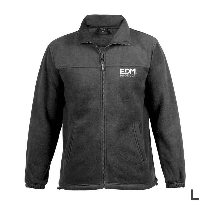merchandising-chaqueta-polar-fleece-280gm-con-cremallera-edm-talla-l
