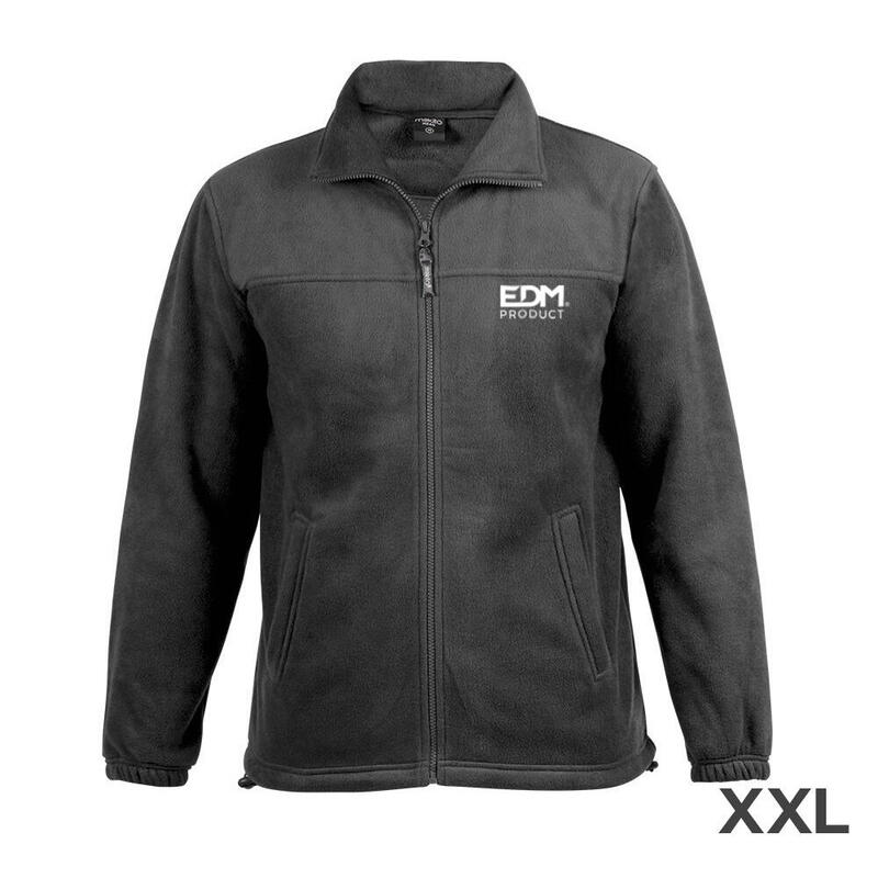 merchandising-chaqueta-polar-fleece-280gm-con-cremallera-edm-talla-xxl