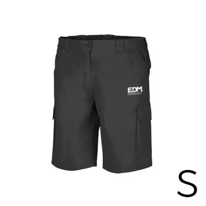 merchandising-bermuda-negra-talla-s-serigrafiada-edm