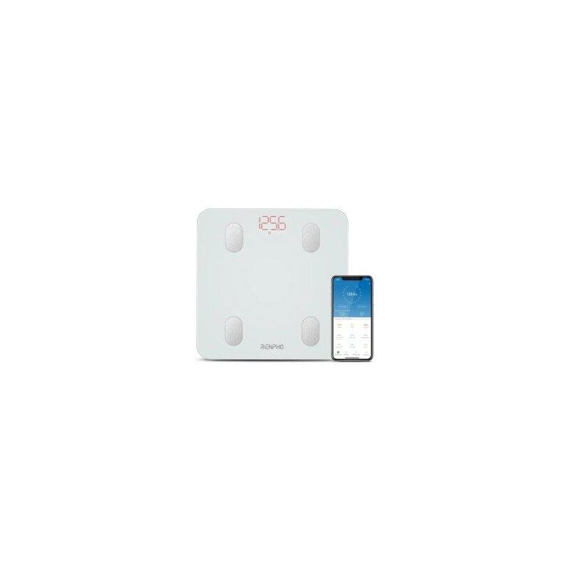 bascula-de-bano-inteligente-renpho-elis-1s-bluetooth-con-app-analisis-corporal-imc-color-blanco