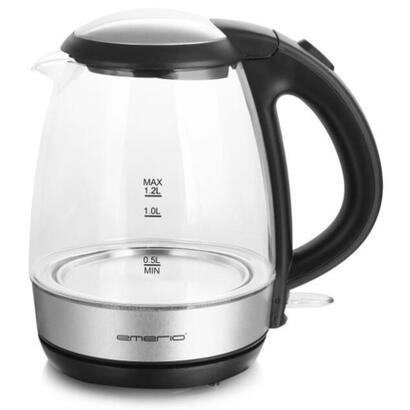 emerio-wk-125145-tetera-electrica-12-l-2200-w-negro-plata-transparente