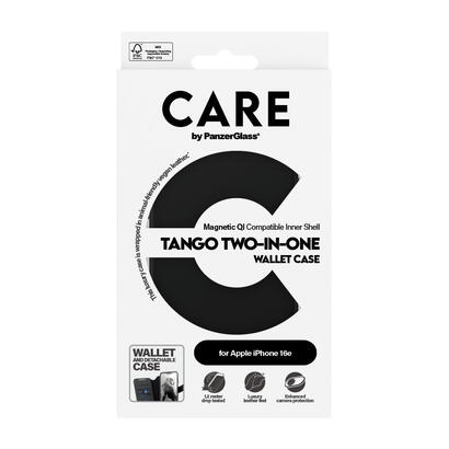 panzerglass-care-by-tango-2-in-1-wallet-case-w-qi-iphone-17e-16e-funda-para-apple-iphone-16e-apple-iphone-17e-negro
