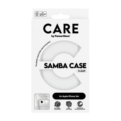 panzerglass-care-samba-case-iphone-16e-transparent