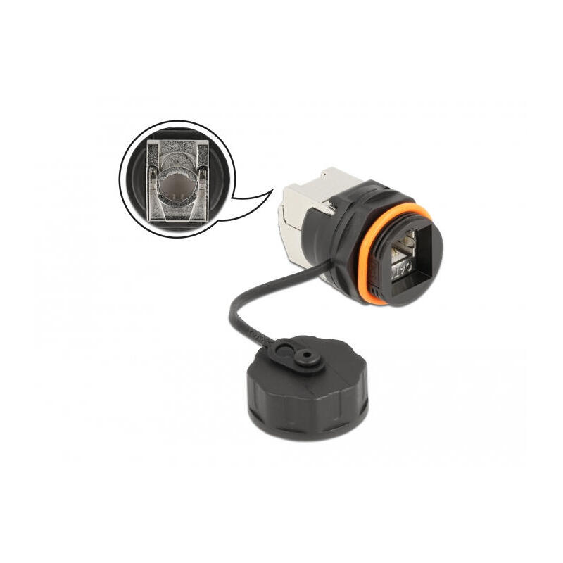 delock-86698-conector-de-cable-rj45-hembra-a-cat6a-lsa-con-tapa-protectora-a-prueba-de-agua