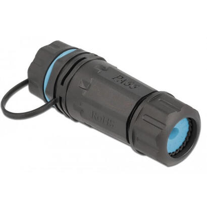 delock-86701-conector-de-cable-rj45-hembra-a-rj45-hembra-cat6a-con-carcasa-y-tapa-protectora-impermeable