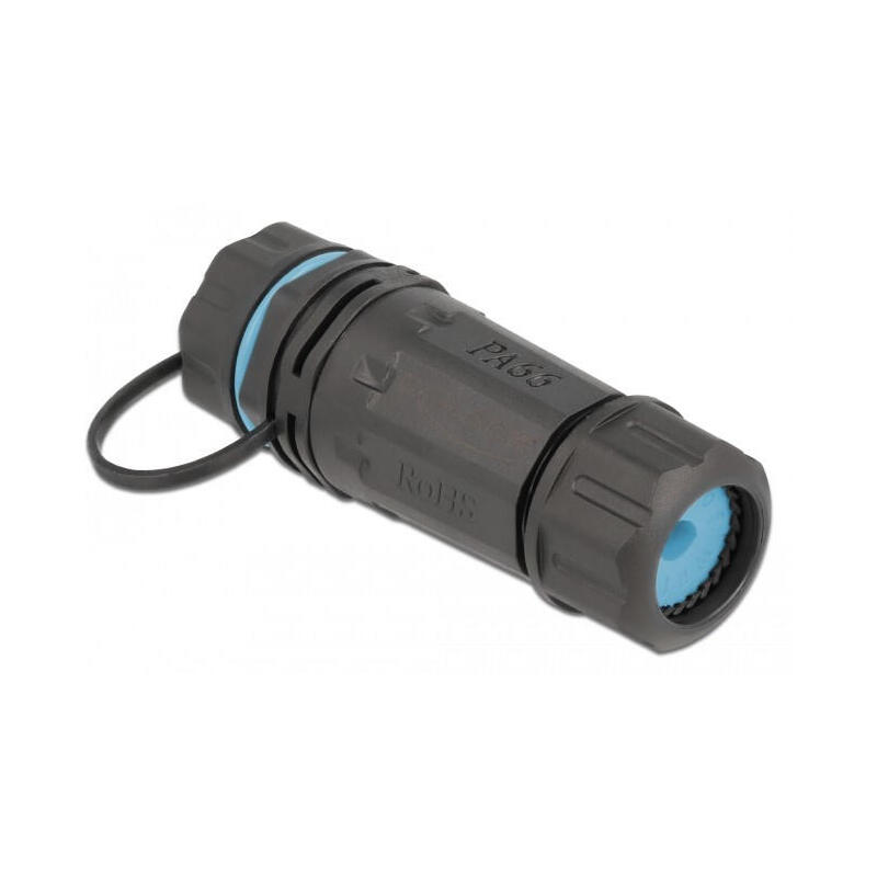 delock-86701-conector-de-cable-rj45-hembra-a-rj45-hembra-cat6a-con-carcasa-y-tapa-protectora-impermeable