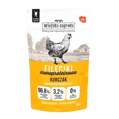 comida-humeda-para-gatos-wiejska-zagroda-filetes-monoproteicos-de-pollo-85g