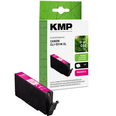tinta-kmp-canon-cli-551m-xl-6445b001-magenta-750-s-c92-remanufacturado