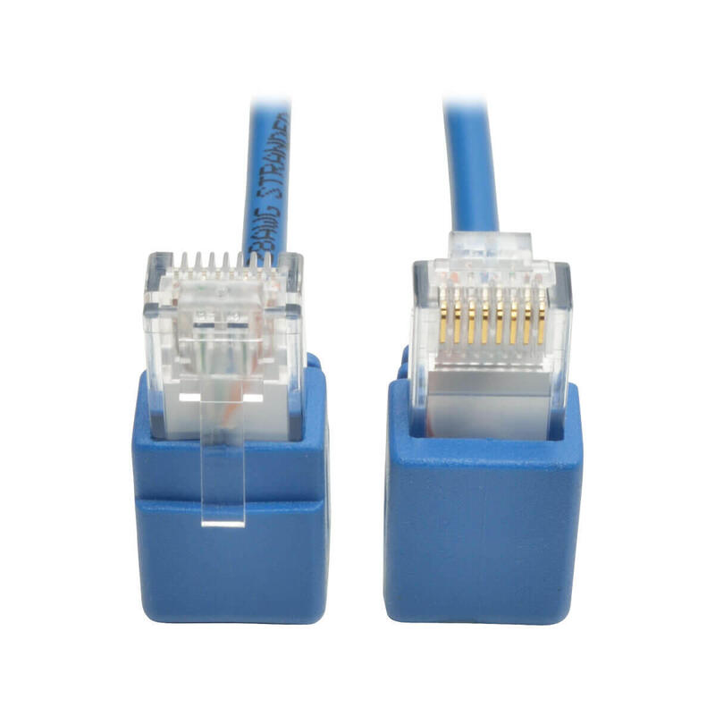 eaton-tripp-lite-right-angle-cat6-gigabit-snagless-molded-slim-utp-ethernet-cable-rj45-mm-blue-1-ft-031-m