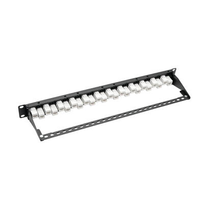 eaton-tripp-lite-24-port-1u-rack-mount-cat6acat6cat5e-offset-feed-through-patch-panel-with-cable-management-bar-rj45-ethernet-ta