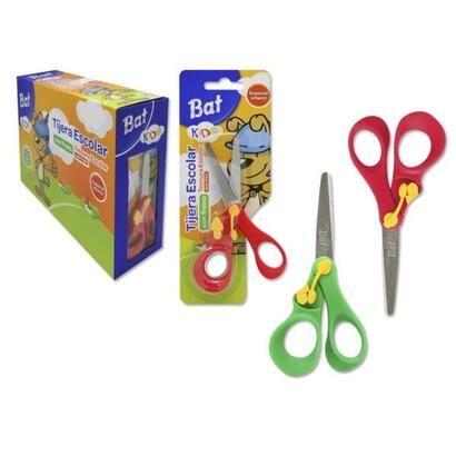 pack-de-20-unidades-bismark-bat-tijera-escolar-13cm-con-freno-quality-mangos-en-plastico-punta-roma-2-colores