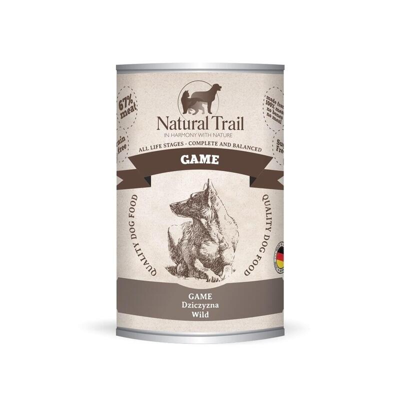 comida-humeda-para-perros-natural-trail-carne-de-caza-400-g