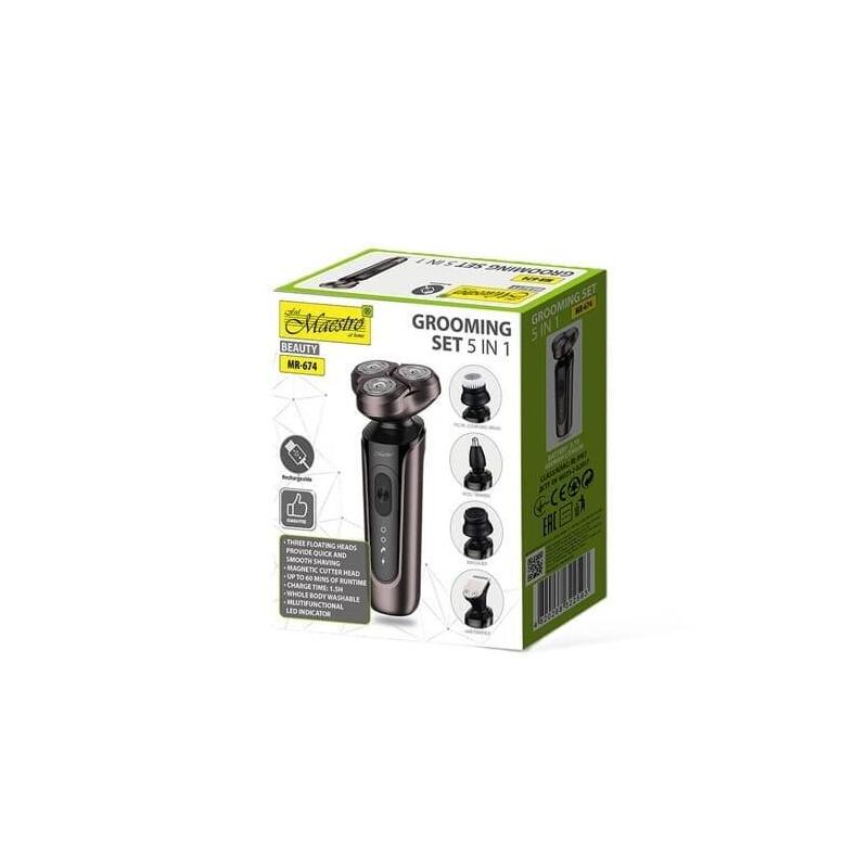 set-de-afeitado-maestro-usb-5-en-1-mr-674